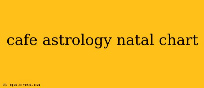 cafe astrology natal chart