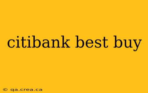 citibank best buy