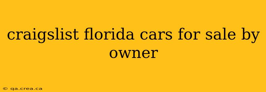 craigslist florida cars for sale by owner