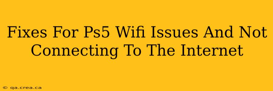 Fixes For Ps5 Wifi Issues And Not Connecting To The Internet