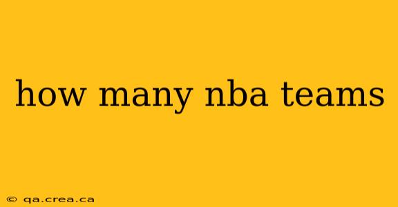 how many nba teams