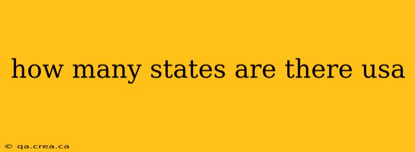 how many states are there usa