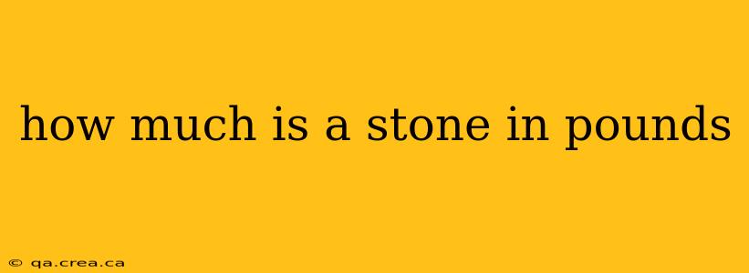 how much is a stone in pounds