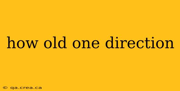 how old one direction