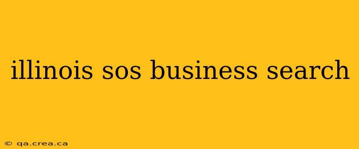 illinois sos business search
