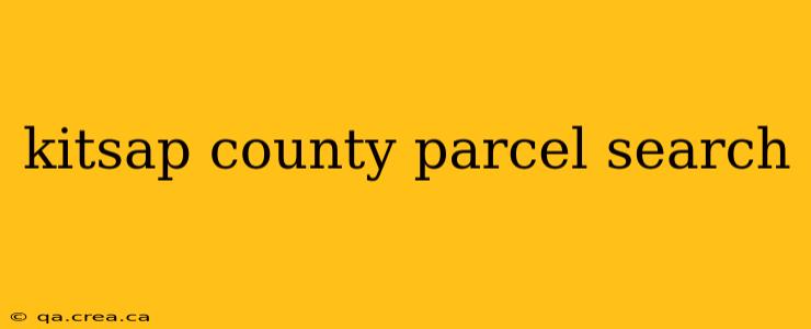 kitsap county parcel search