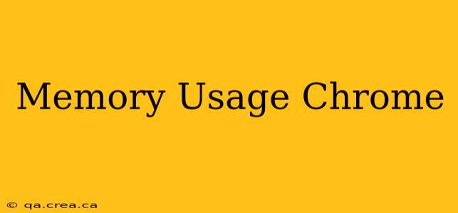 Memory Usage Chrome