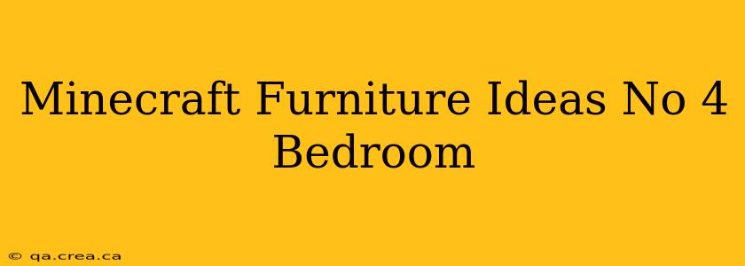 Minecraft Furniture Ideas No 4 Bedroom