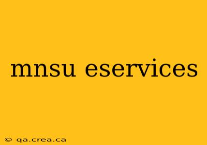 mnsu eservices