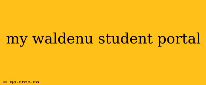 my waldenu student portal