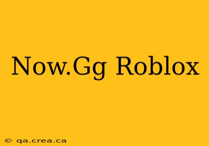 Now.Gg Roblox