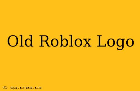 Old Roblox Logo
