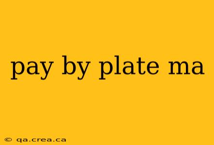 pay by plate ma