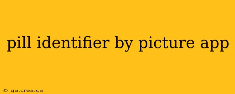 pill identifier by picture app