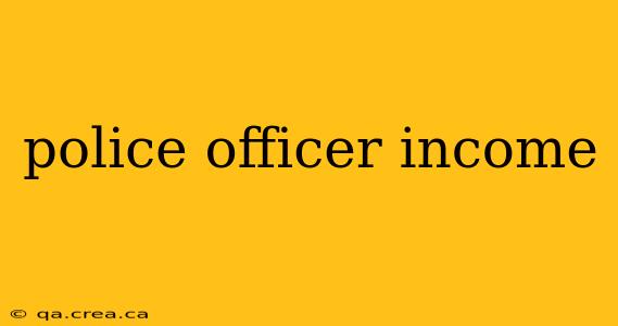 police officer income