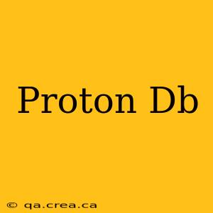 Proton Db