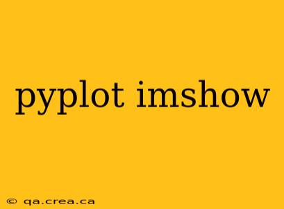 pyplot imshow