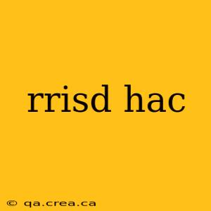 rrisd hac