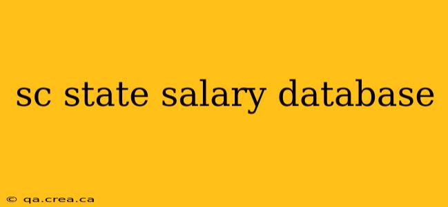 sc state salary database
