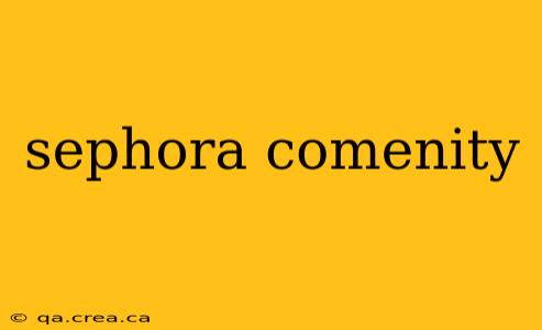 sephora comenity