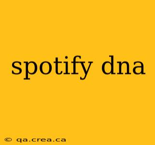 spotify dna