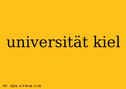universität kiel
