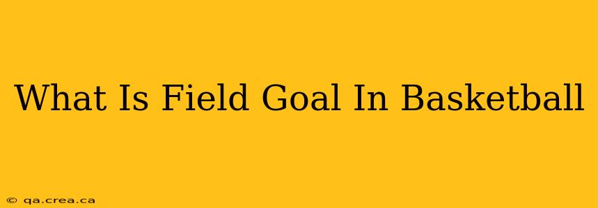 What Is Field Goal In Basketball