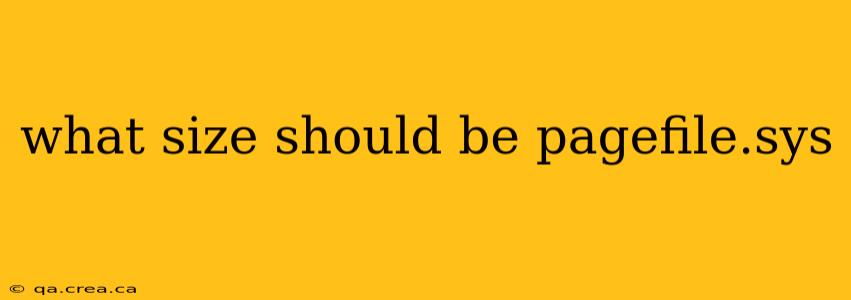 what size should be pagefile.sys
