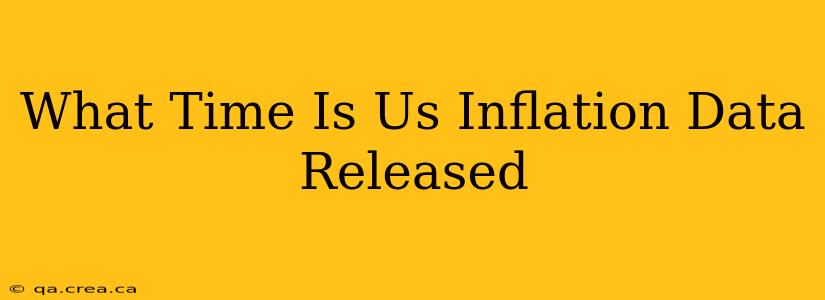 What Time Is Us Inflation Data Released
