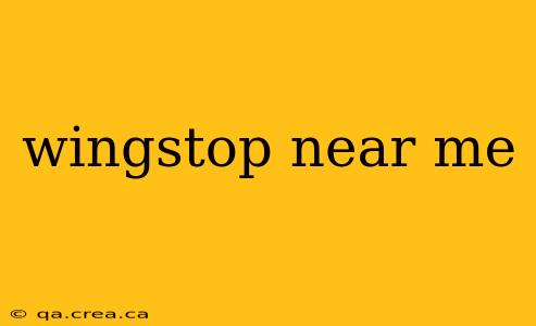 wingstop near me